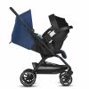 CYBEX Eezy S + 2 Navy Blue Travel Strollers 360 Degree Twist