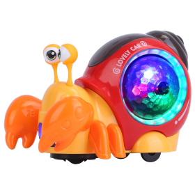 Crawling Crab Baby Toy Electric InFan (Color: Red)