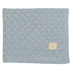 Extra Luxe Knit Blanket (Color: Celestial Blue, size: One Size)