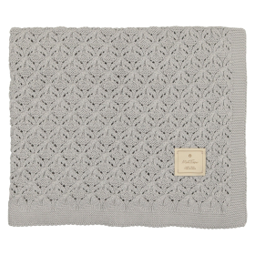 Extra Luxe Knit Blanket (Color: Pearl Blue, size: One Size)