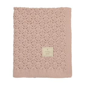 Extra Luxe Knit Blanket (Color: Rose Dust, size: One Size)
