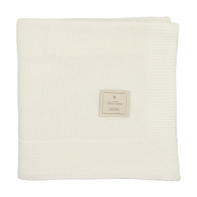 Collared Coordinate Blanket (Color: Ivory, size: One Size)