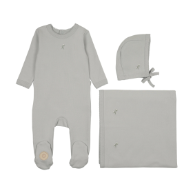 Blooming Boys Layette Set (Color: Blue Dawn, size: 3m)