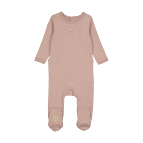Blooming Girls Footie (Color: Orchid Pink, size: 6m)