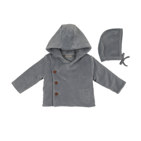 MT Embossed Jacket & Hat Set (Color: Ocean Blue, size: 9m)