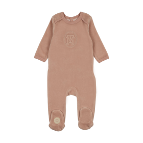 MT Embossed Footie (Color: Blush, size: 6m)