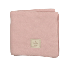 Weave of Leaves Blanket (Color: Light Rose, size: One Size)