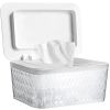 Wet Baby Wipes Dispenser - Large Capacity Wipe Holder Seal-Designed Dust-Proof Wet Wipes Container Keep Diaper Wipes Fresh