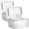 Wet Baby Wipes Dispenser - Large Capacity Wipe Holder Seal-Designed Dust-Proof Wet Wipes Container Keep Diaper Wipes Fresh