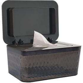 Wet Baby Wipes Dispenser - Large Capacity Wipe Holder Seal-Designed Dust-Proof Wet Wipes Container Keep Diaper Wipes Fresh (size: Brown   1 Pack Large)