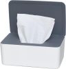 Diaper Wipes Dispenser, Tissue Storage Box Case, Wet Wipe Dispenser Holder with Lid for Home, Office, Cars