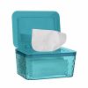 Wipes Dispenser, One-Handed Operation Wipe Holder for Baby & Adult, Seal-Designed Wipes Container for Bathroom Keep Diaper Wipes Fresh