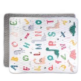1Pc 71x59IN Or 50X50IN Baby Play Mat Non-Slip Baby Crawling Mat Foldable Playpen Mat Machine Washable For Newborns Infants Babies Toddlers (Option: Dinosaur-71x59in)