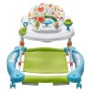 4-in-1 Baby Walker, Foldable Baby Activity Center on Wheels, 3 Adjustable Height, Music & Toys Tray