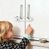 4 Pack Cabinet Locks with Combination U Shaped Sliding Cabinet Door Lock Child Proof Cupboard Locks Baby Proof Adjustable Safety Lock for Closet Code