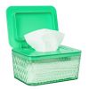 Wipes Dispenser, One-Handed Operation Wipe Holder for Baby & Adult, Seal-Designed Wipes Container for Bathroom Keep Diaper Wipes Fresh