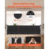 Retractable Baby Gate, 34 inch Tall, Extends up to 110 inch Wide, Retractable Gate for Kids or Pets, Mesh Material, Easy to Install for Indoor Stairs