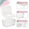 Wipes Dispenser, One-Handed Operation Wipe Holder for Baby & Adult, Seal-Designed Wipes Container for Bathroom Keep Diaper Wipes Fresh