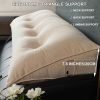 Triangle Reading Cushion with a button-180*50*20cm
