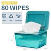 Wipes Dispenser, One-Handed Operation Wipe Holder for Baby & Adult, Seal-Designed Wipes Container for Bathroom Keep Diaper Wipes Fresh