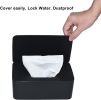 Diaper Wipes Dispenser, Tissue Storage Box Case, Wet Wipe Dispenser Holder with Lid for Home, Office, Cars