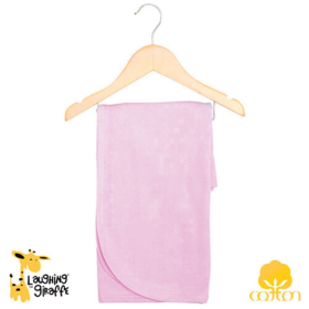 The Laughing Giraffe Receiving Blanket (Color: pink, size: One Size)
