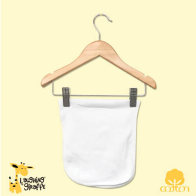 The Laughing Giraffe Baby Burp Cloth (Color: White, size: 1 Ply)