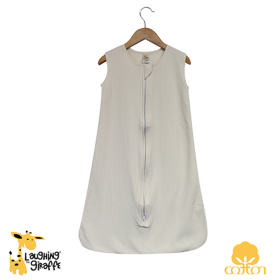 The Laughing Giraffe Baby Wearable Sack (Color: Natural, size: 0-6M)