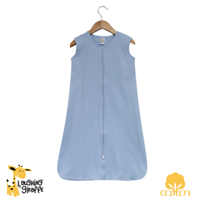 The Laughing Giraffe Baby Wearable Sack (Color: Blue, size: 0-6M)