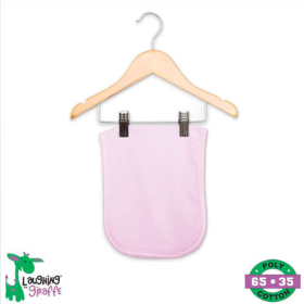 The Laughing Giraffe Baby Burp Cloth (Color: pink, size: 2 Ply)