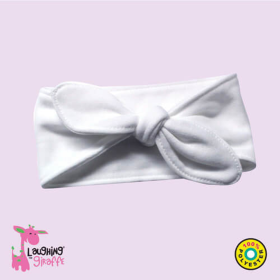 The Laughing Giraffe Baby Headband (Color: White, size: Size 2)