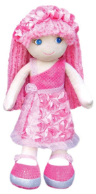 Rose & Sparkle Doll (Color: Leila, size: 18")