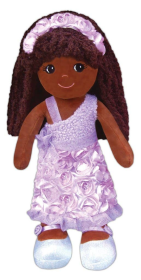 Rose & Sparkle Doll (Color: Emme, size: 18")