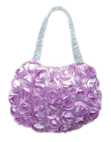Flower Toddler Purse (Color: purple, size: 10")