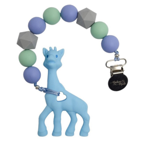Baby Pacifier Clip (Color: April's Gem Sky Blue)