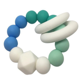 Teether (Color: Aquamarine Sphere)