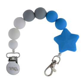 Pacifier Clip (Color: Azul Eclipse)