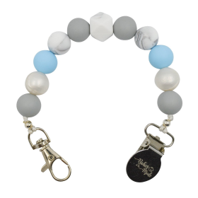 Pacifier Clip (Color: Blue Skies)