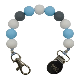 Pacifier Clip (Color: Blue Shadow)