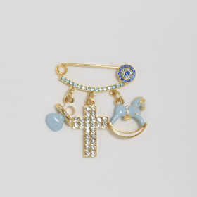 Baby Pins (Color: Cross)