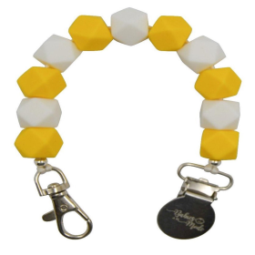 Pacifier Clip (Color: Canary Twist)