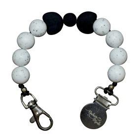 Pacifier Clip (Color: Dalmatians Bow)