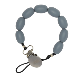 Pacifier Clip (Color: Gray Stone)