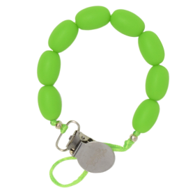 Pacifier Clip (Color: Green Stone)