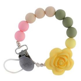 Pacifier Clip (Color: Jazmine's Gold)