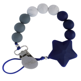 Pacifier Clip (Color: Navy Asterion)