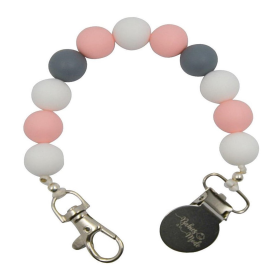 Pacifier Clip (Color: Pink Shadow)