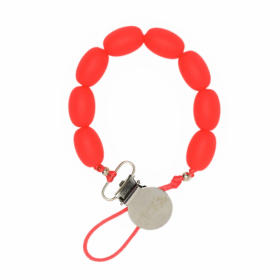 Pacifier Clip (Color: Red Stone)