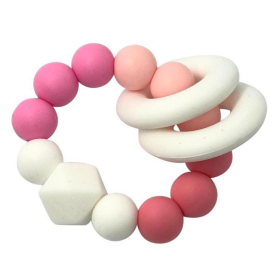 Teether (Color: Rose Sphere)