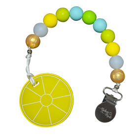 Baby Pacifier Clip (Color: Sour Lemon)